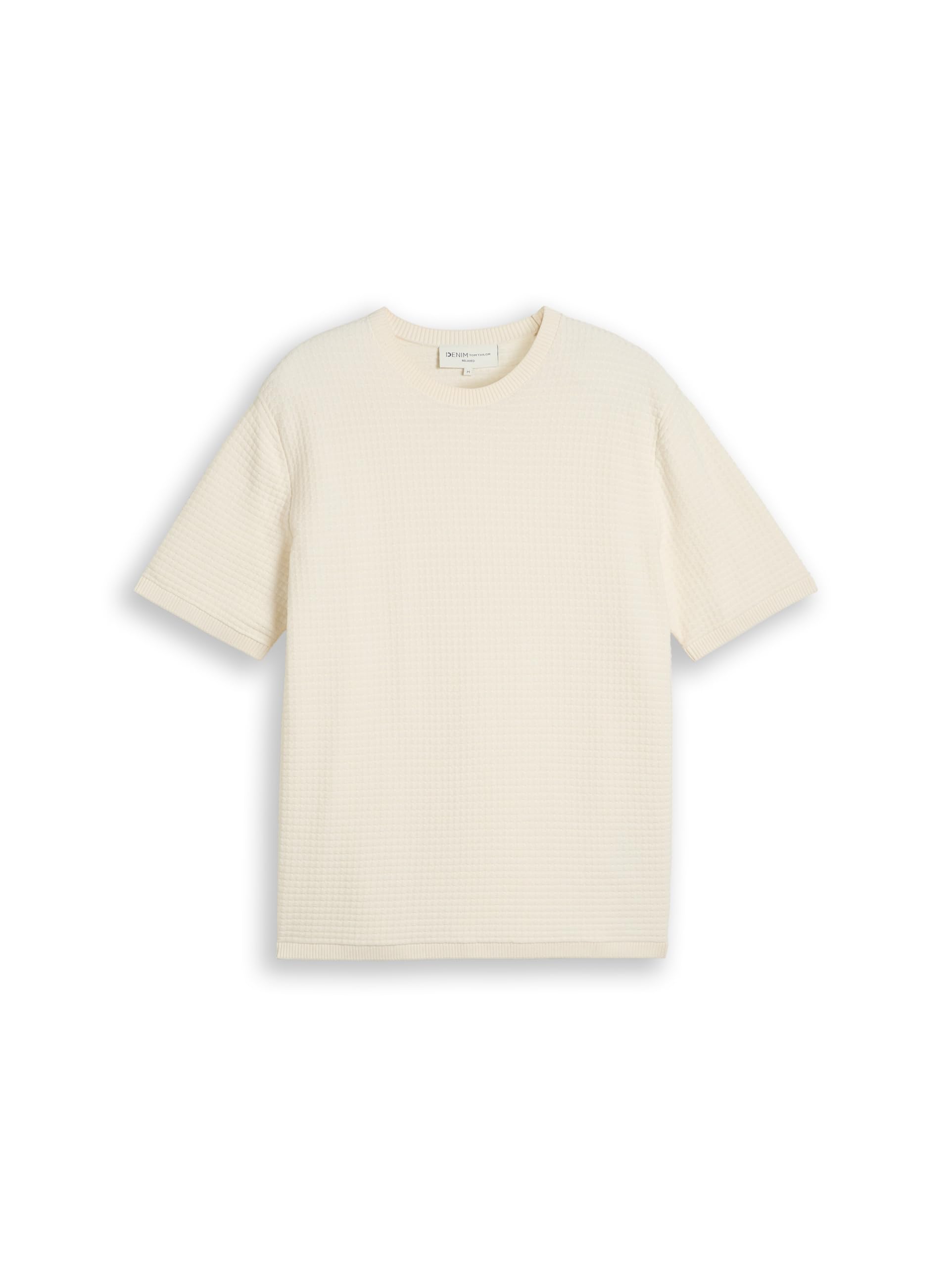 Tom Tailor Herren 1051981 T-Shirt mit Rundhalsausschnitt und Struktur