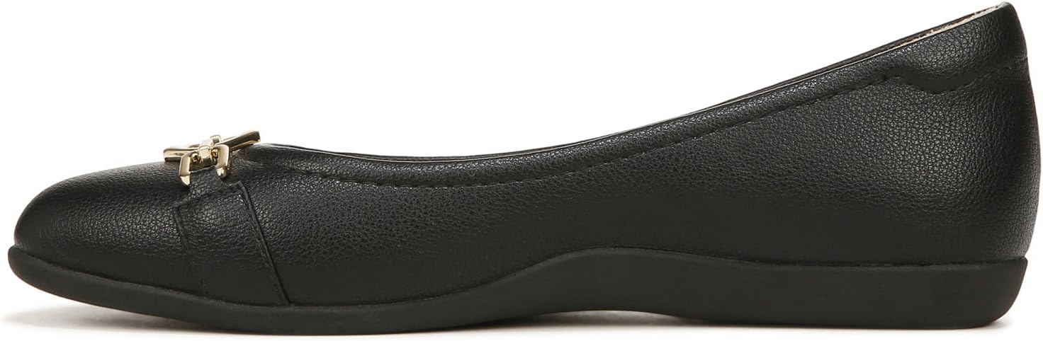 Naturalizer Womens Vivienne-O Slip On Ballet Flat Black 8 M