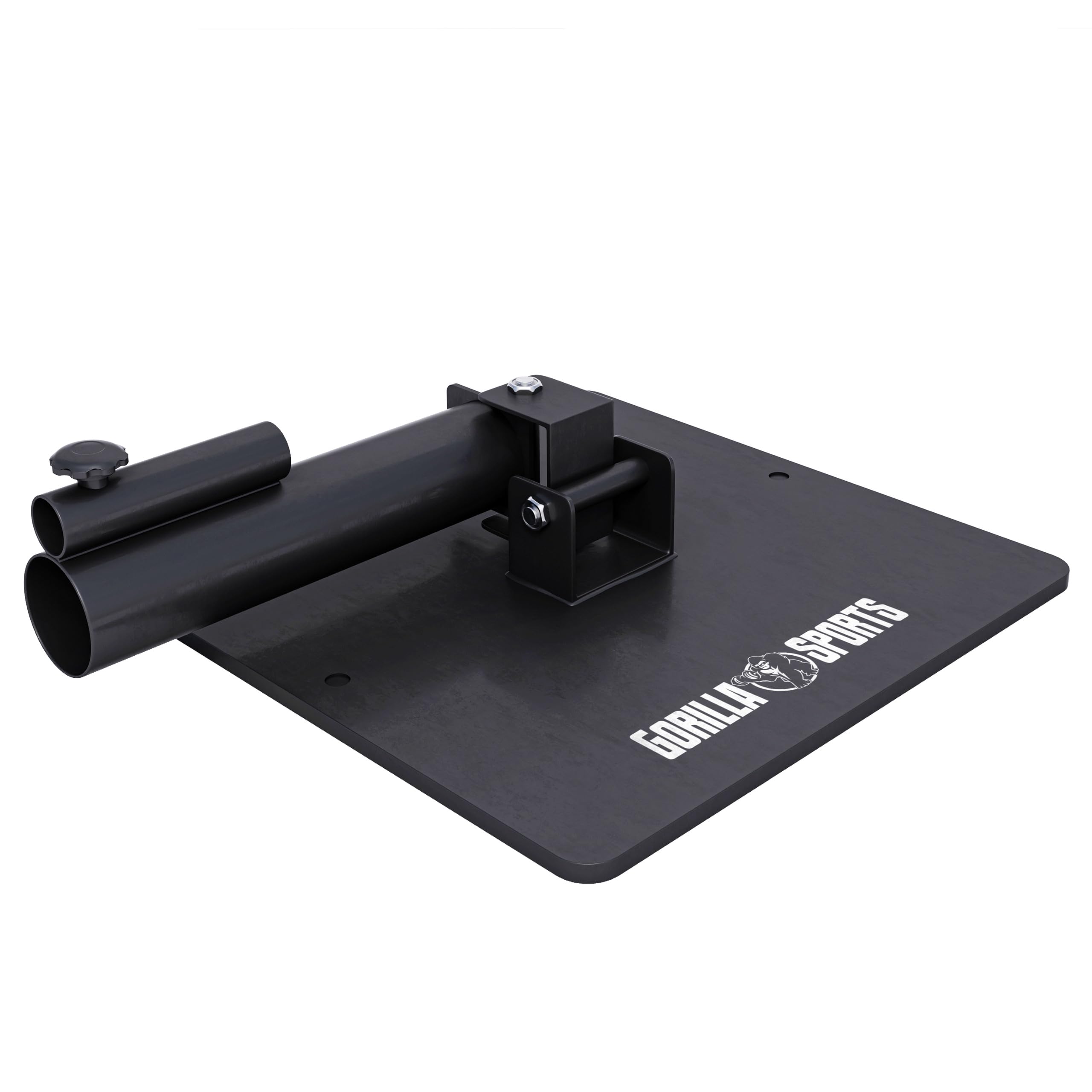 GORILLA SPORTS® T Bar Row Piattaforma - per Barre da 30mm / 50mm, Girevole a 360°, Acciaio, Nero - Barra a T, Landmine, Supporto per Bilanciere, Esercizi alla Schiena, Sollevamento, Fitness, Palestra