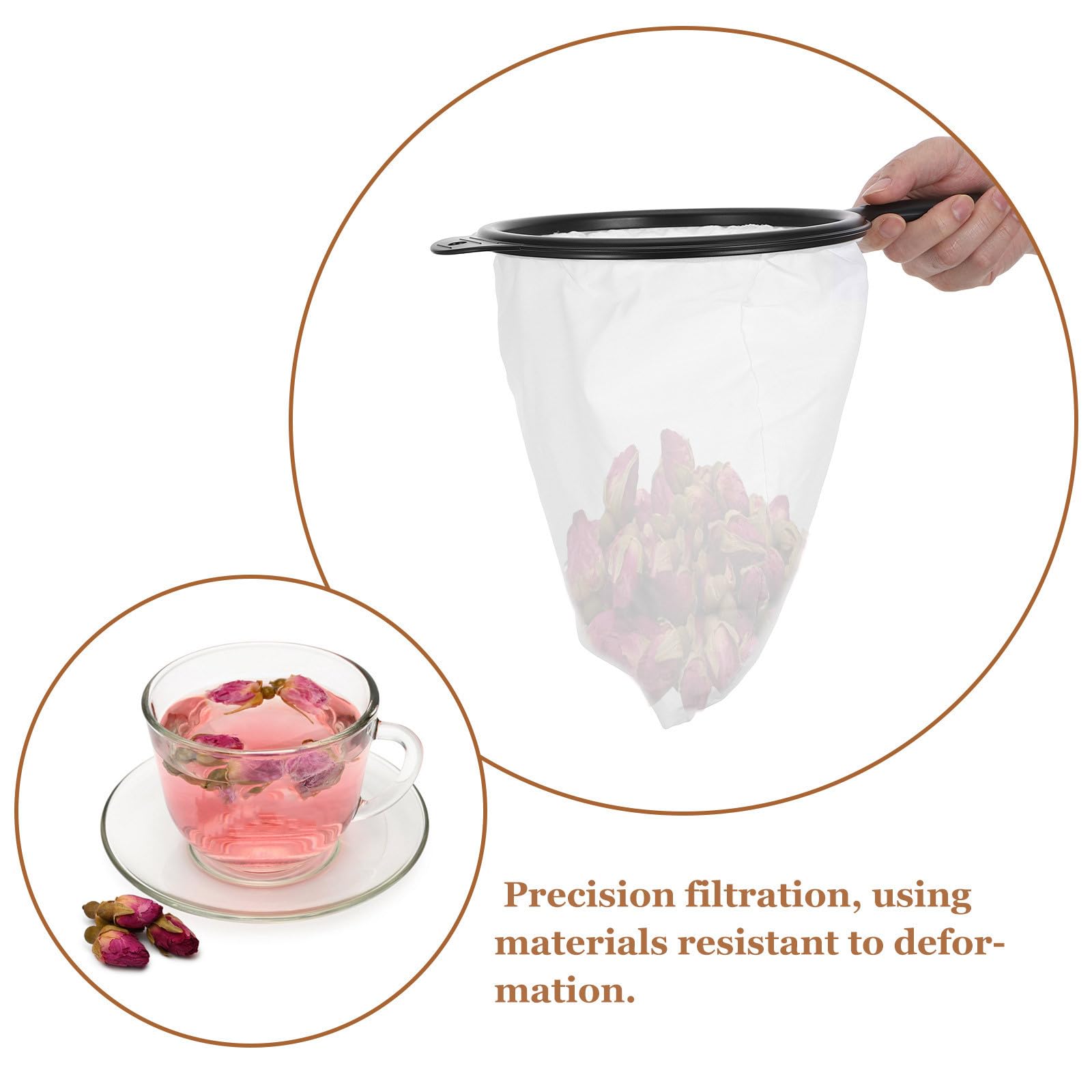 Filtro Infusor de Té 2 Piezas de Plástico para Filtrado Preciso