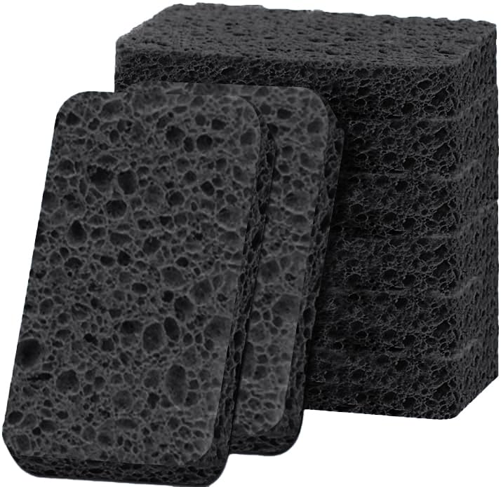 6 - Pack Non-Scratch Scrub Sponges - Sponge for Dishes and Washing Dishes Cleaning Pads for Kitchen Home and MoreBlack
