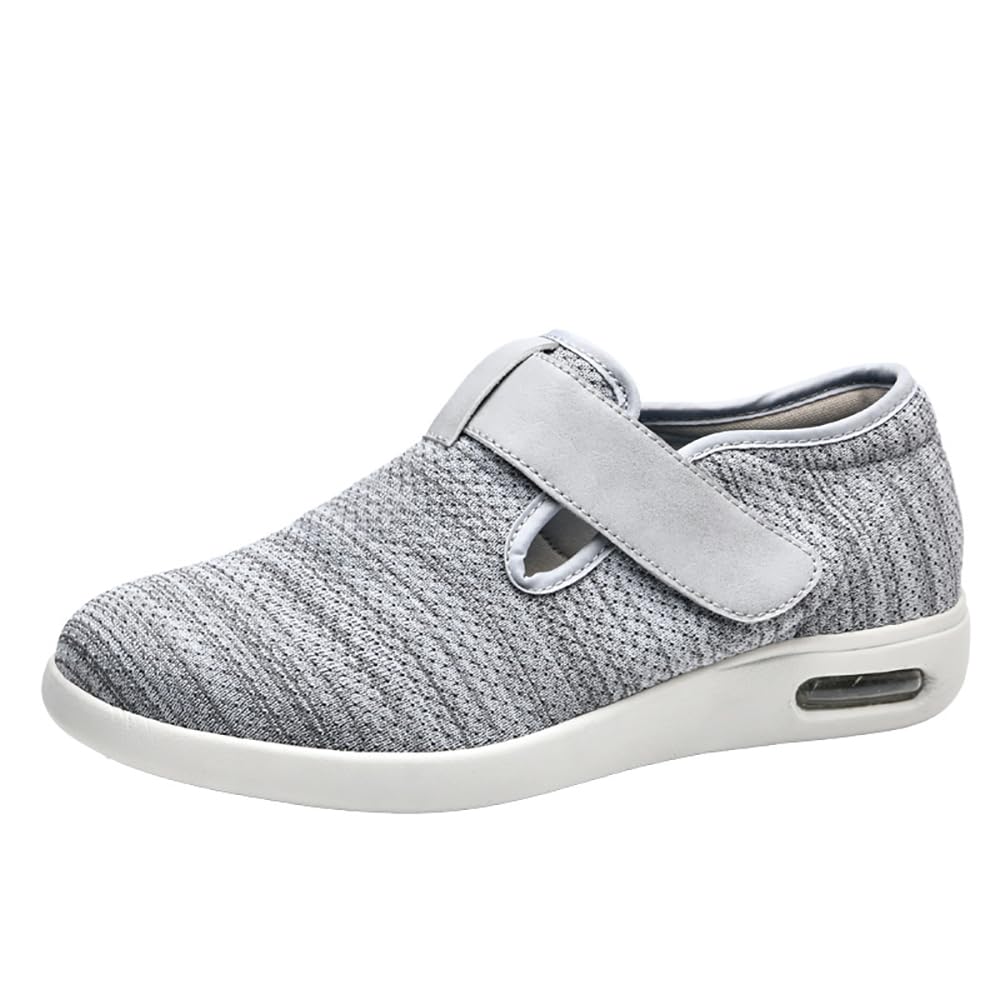 Diabetiker Schuhe Sommer Walkingschuhe Herren Damen Orthopädische Schuhe Extra Weit Gesundheitsschuhe Sandalen Sneakers Verbandschuh Mit Klettverschluss Schuhe Für Senioren Geschwollene