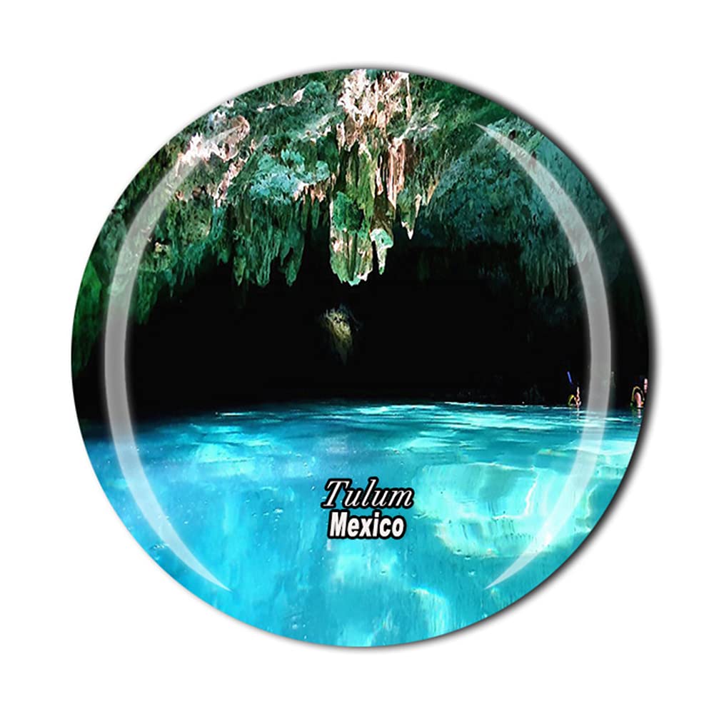 Muyu Magnet Tulum Mexico Fridge Magnet Souvenir Gift Crystal Magnetic Sticker Collection