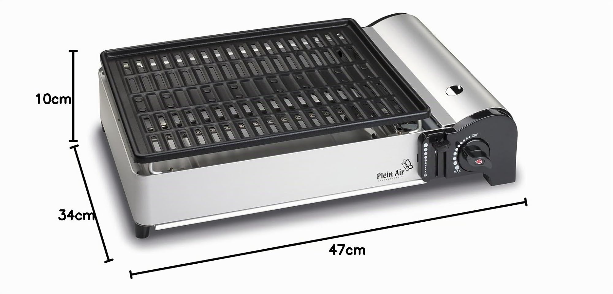 Kemper 104997 Smart BBQ tragbarer Gasgrill