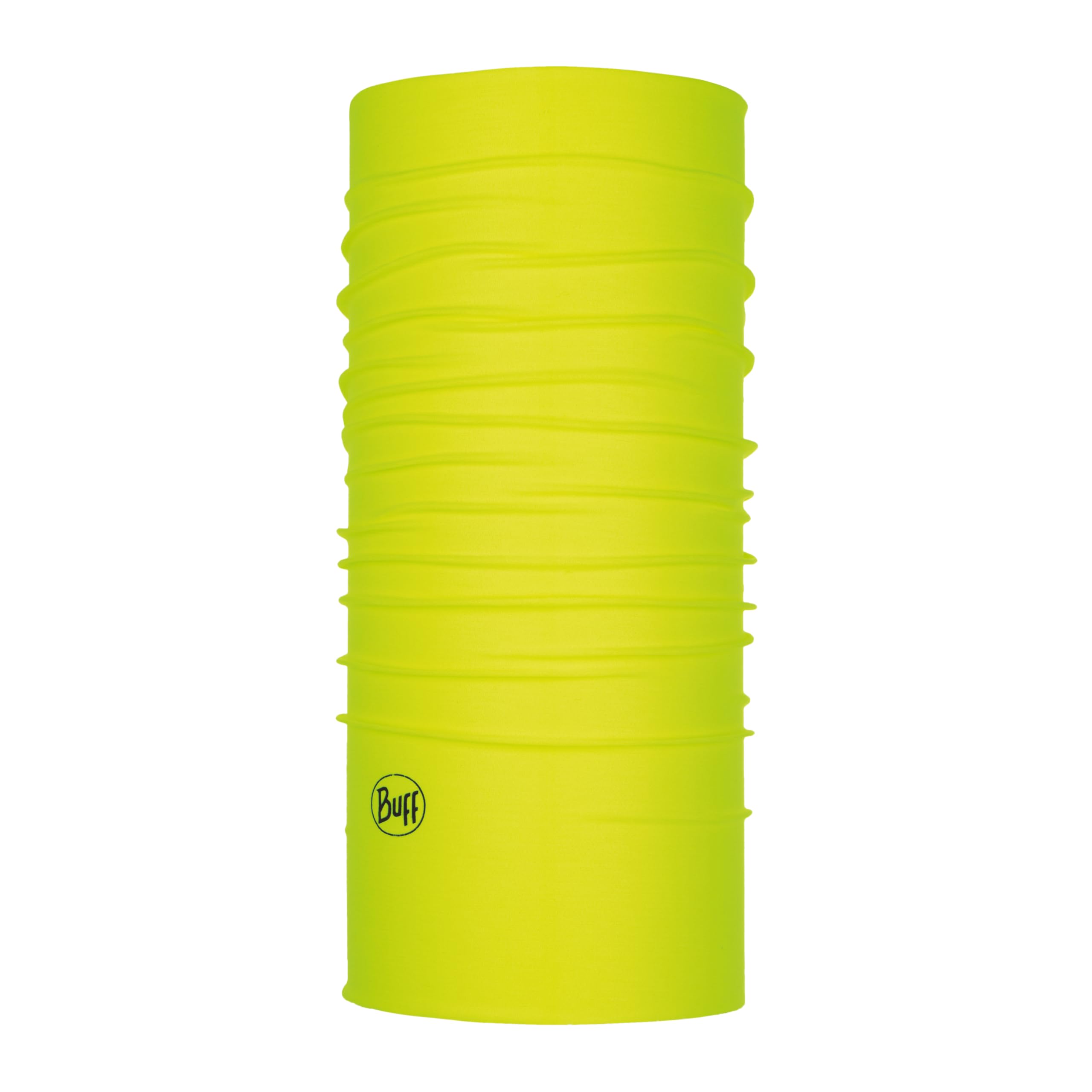 BUFF Coolnet UV Neck Gaiter, Solid Fluor Yellow, One Size Unisex Adult, Solid Fluor Yellow, One Size