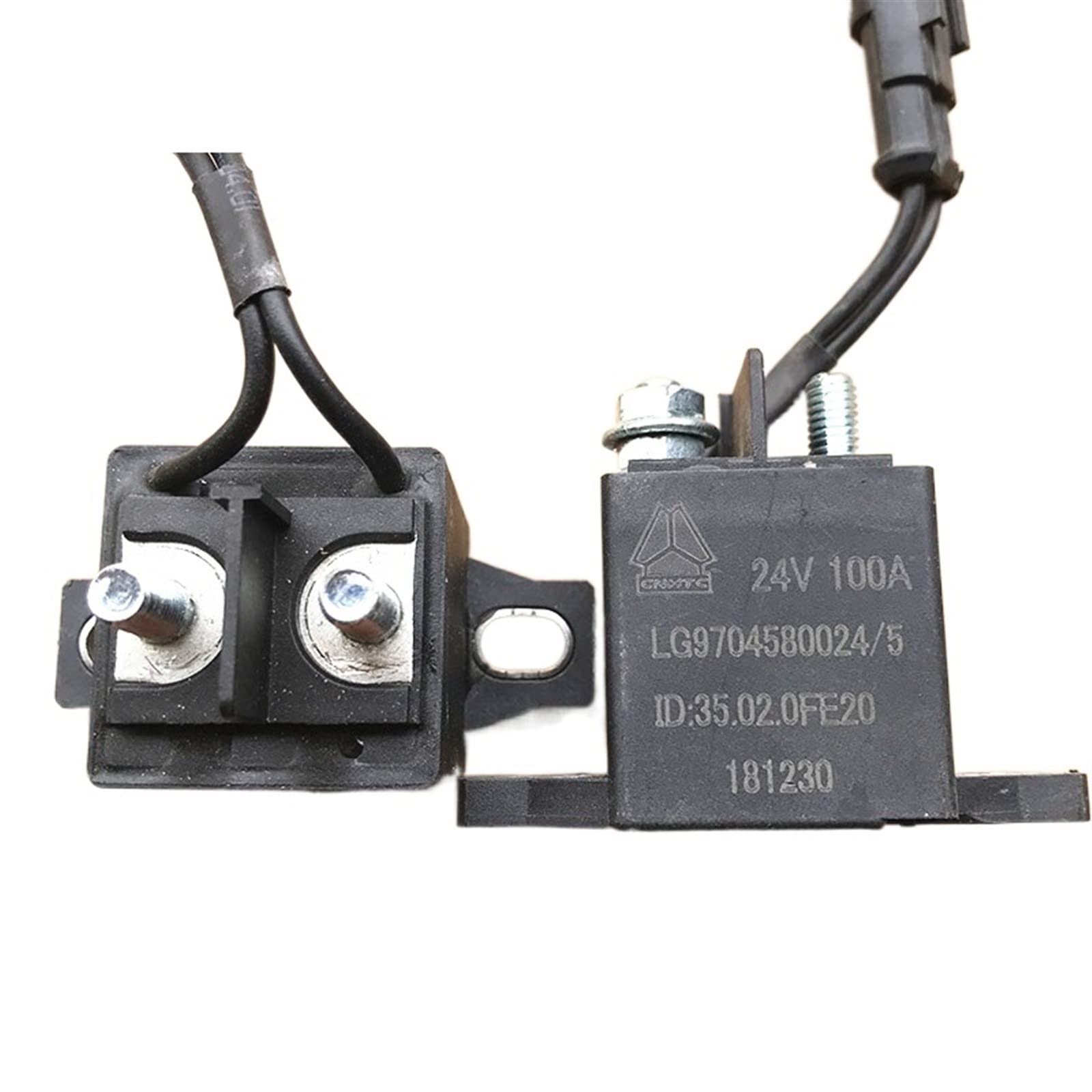 QAZXSEMUI 1pcs 24V 100A High Current high Voltage DC Contact Relay LG9704580024/5