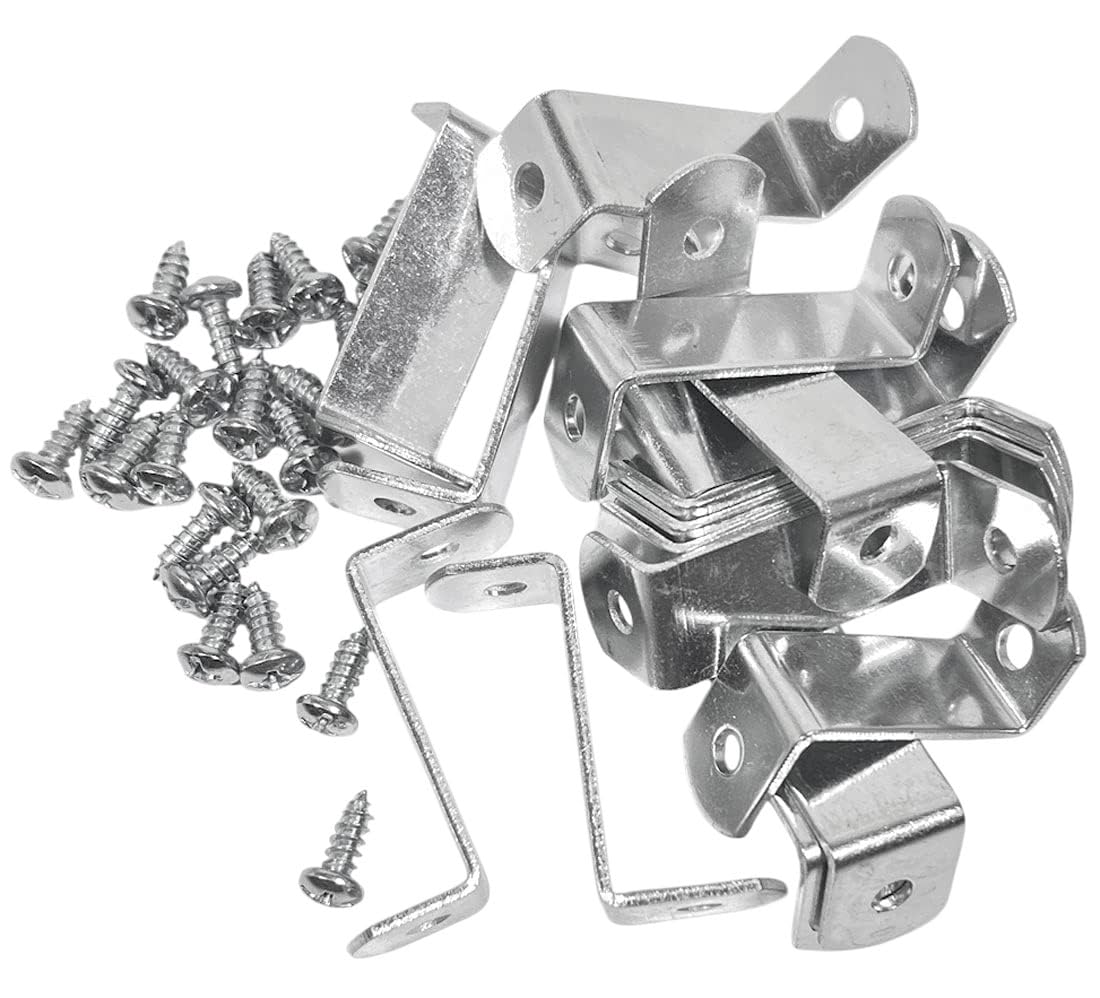 Photo 1 of 1.25" Canvas Offset Clips Extra Heavy Duty with Screws 20 Pack