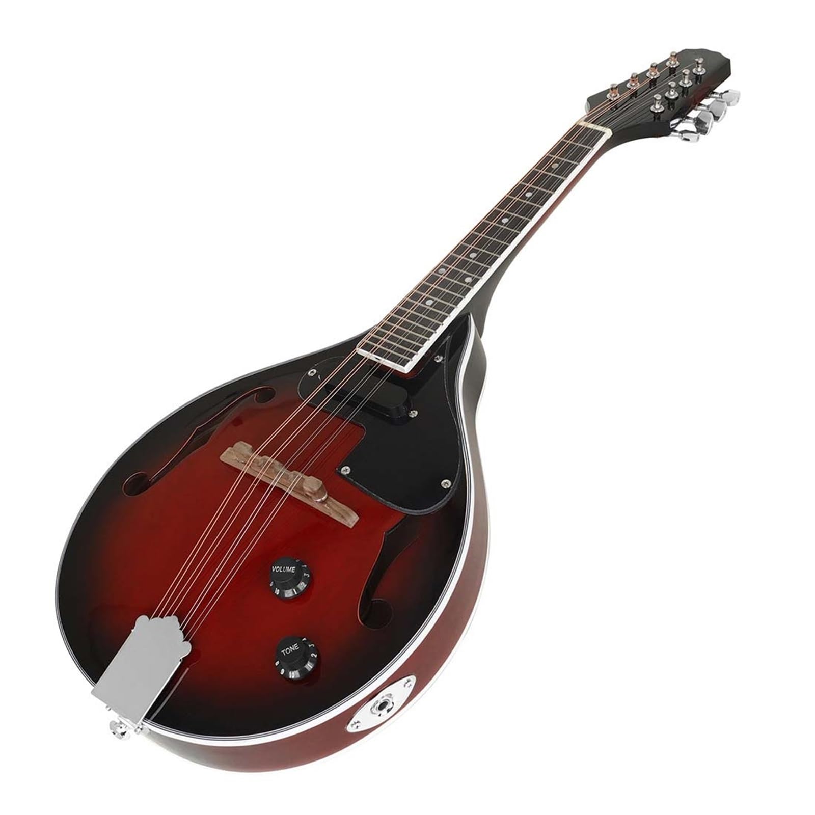 Instrument De Mandoline Pour Adulte Instrument De Musique Mandoline Rouge Et Guitare Électrique Bk Huit Cordes Professionnelle