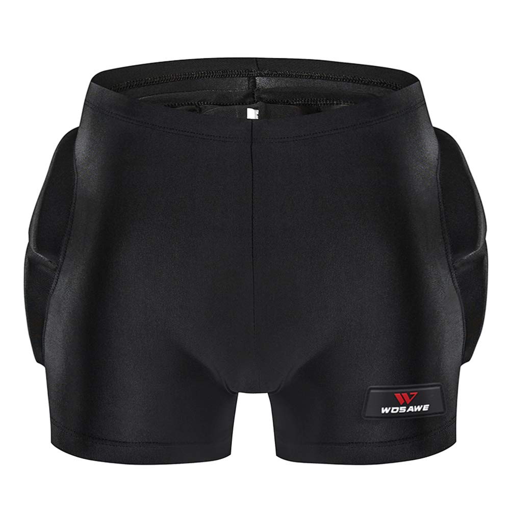 Lixada Kids Protective Padded Shorts with 0.6'' Thicken EVA Pad, Hip Protection Pads Shorts for Snowboarding Skating Skiing