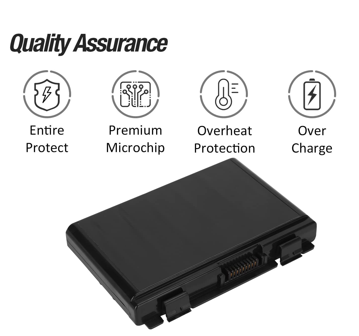 A32-F82 A32-F52 Batterie pour ASUS K50 K50C K50I K50IJ K50IN K70 K70I K70IJ K70IO K40 K40IJ K50AB K50AE K50AF K50ID K50IE K50IL K50IP F82 K51 K51AC K70A K70IC X5DC X5DIJ X5DIN X50GL P81IJ K60IJ