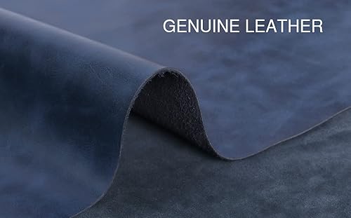 Miniatura 6 de Funda protectora para iPad Air de 54 generación de 10.9 pulgadas de piel auténtica para 20222020, encendido y apagado automático. Azul oscuro