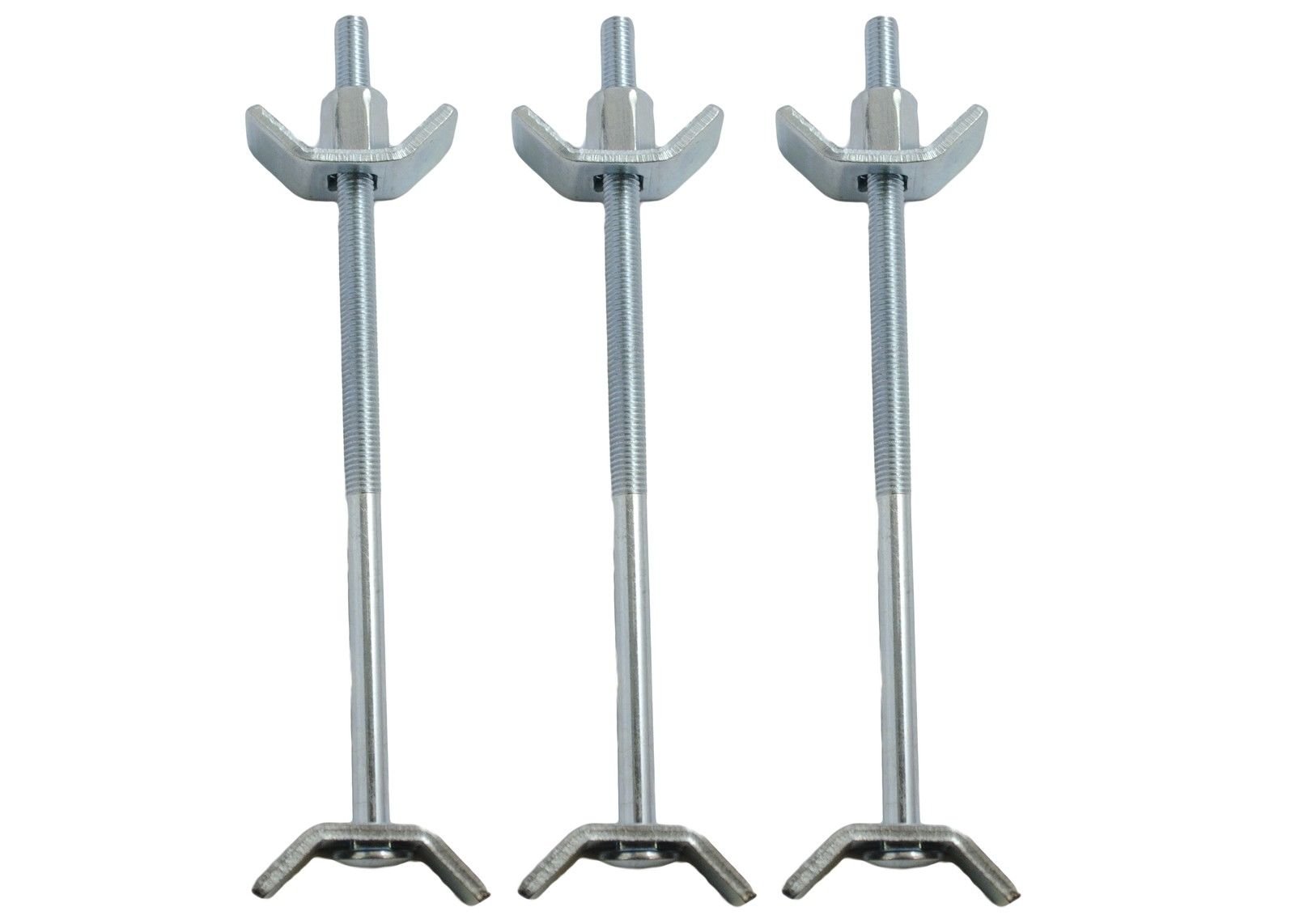 Lighting Innovations Silver 3 X Kitchen Worktop Connecting Bolts Joining Joint Clamps Butterfly Connector