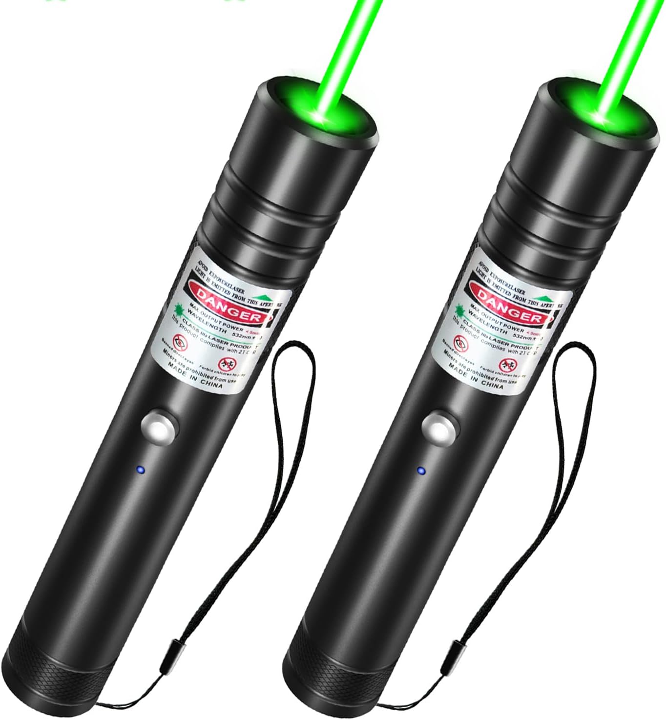 [2 Packs] Rechargeable Inexperienced Laser Pointer Excessive Energy Inexperienced Beam Laser Gentle Lengthy Distance Vary For TV/LED/LCD Screens Tactical Flashlights Presentation Workplace/Outdoor/Astronomic/Development [001]