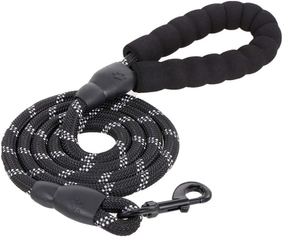 Reflective Dog Leash Dog Rope with Padded Handle 150cm for Small Medium Large Dogs (Green)