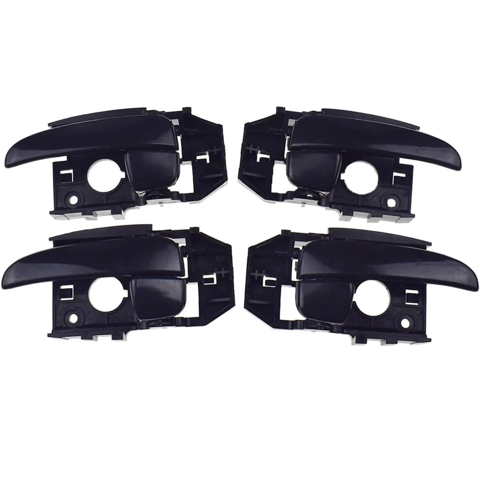Glymzoi Interior Set Of 4Pcs Car Exterior Door Handles Car Rear Tailgate Handle For Hyundai For Elantra 200-2006 4Pcs Interior/Exterior Door Handles(Interior Set Of 4Pcs)
