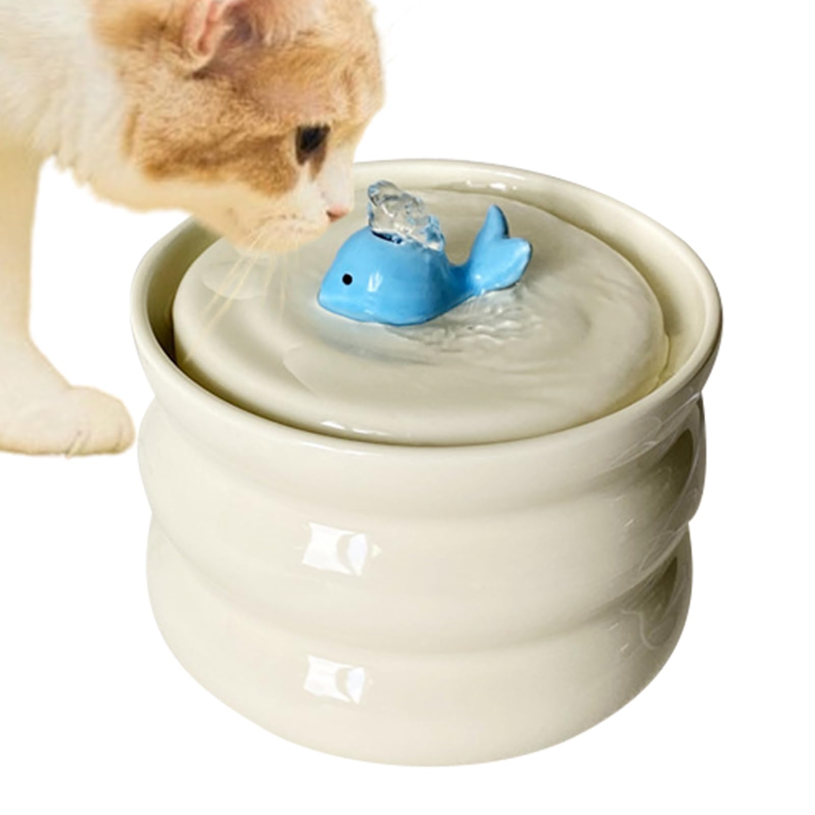 Fontaine pour Animaux de Compagnie, Fontaine pour Chats, Distributeur | d'eau pour chiens - filtrage à faible bruit et à 3 couches, distributeur d'eau pour animaux domestiques silencieux pour chien