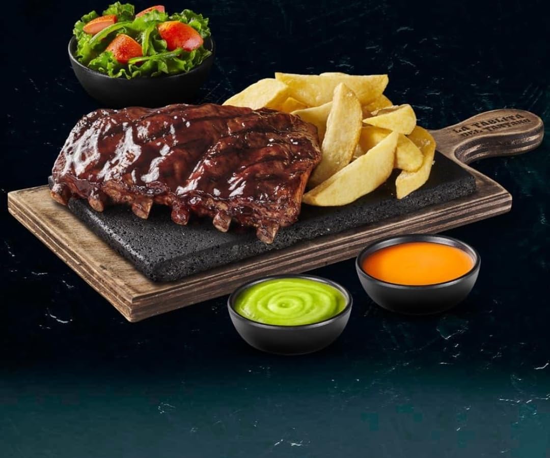 Costillar de Cerdo BBQ Asado en Horno de Leña 600g | Cocción Lenta 6h | Listo para Calentar | 60 Días Refrigerado | Apto para Congelar | Gourmet al Vacío. Caja 6 unidades.