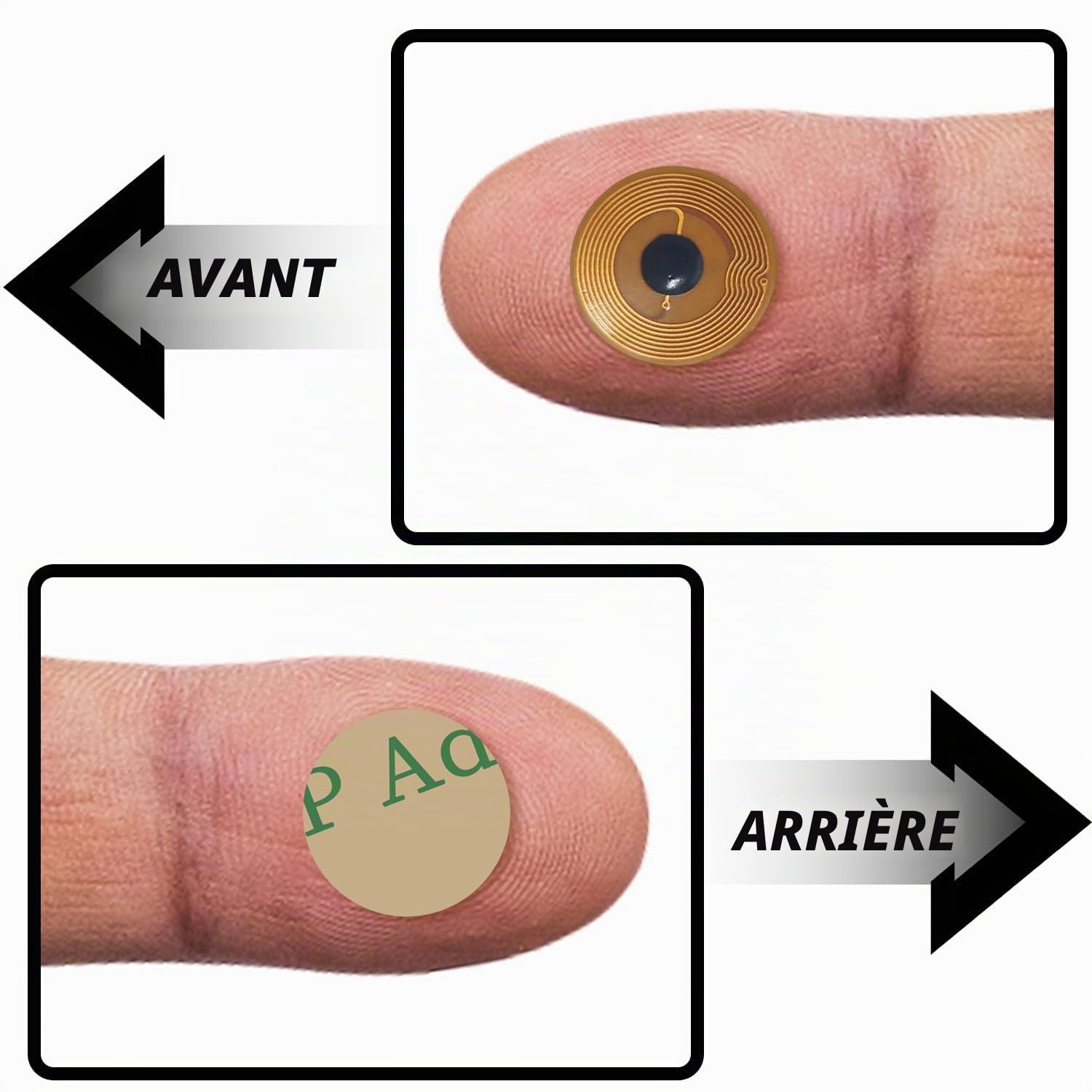 Lot de 20 étiquettes NFC NTAG215 FPC flexibles pour ongles intelligentes, étiquettes électroniques NFC étanches programmables, autocollants RFID, 10 mm, ronds