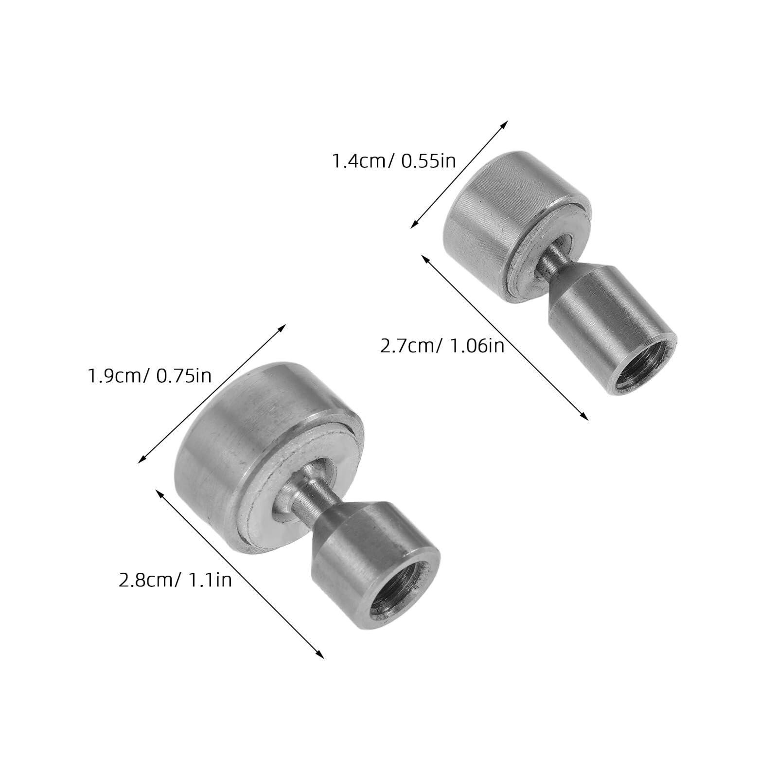2 Stück Auto Dellen Reparaturwerkzeug aus Metall mit Vollflächiger Reparaturfunktion und Umfassenden Lösungen für Selbstgemacht Garage und Karosseriereparatur in Silber