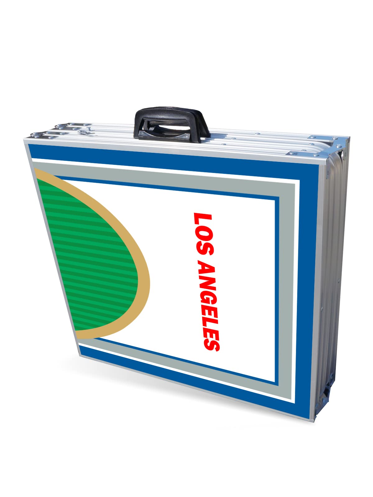 8-Foot Professional Beer Pong Table w/LED Lights - LA Baseball Diamonds