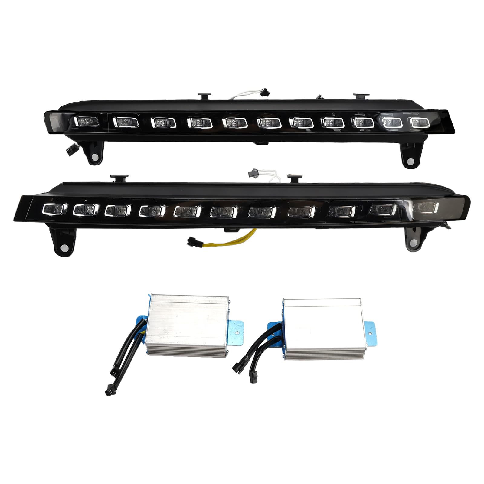 MAD HORNETS Pair LED Daytime Running Light 4L0953041 4L0953042 Passend für Audi Q7 4L 2007-2009