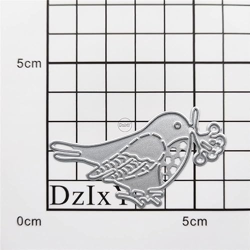 Miniatura 3 de DzIxY Troqueles de corte de metal Little Bird para sellos transparentes y juegos de troqueles de corte de metal para hacer tarjetas, álbumes de