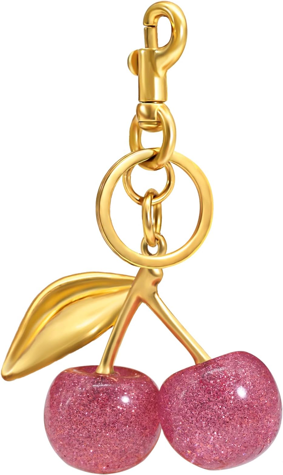 Cherry Keychain for Women Apple Strawberry Bag Charm Key Chain Accessories Gifts for Birthday Christmas
