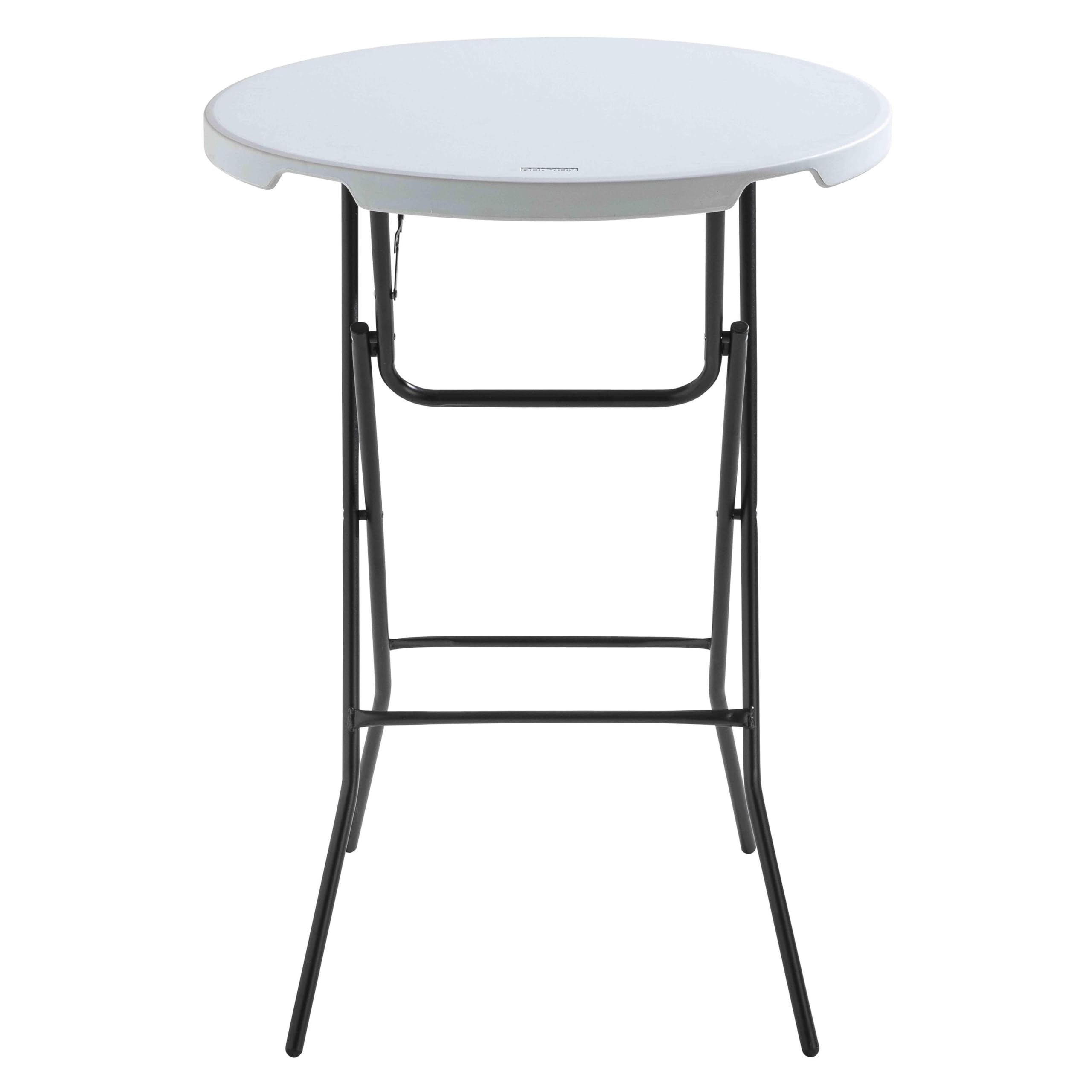 Rekkem Table Mange-​Debout Pliante Blanche