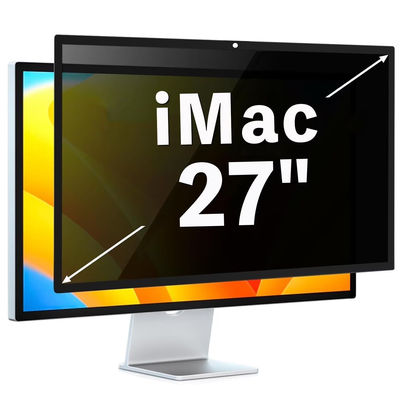 【画面フィルム取らずに使用】iMac 27インチ 超巨大！新型iMacの27インチ用保護フィルムを一人で貼ってみた