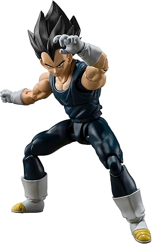 TAMASHII NATIONS - Dragon Ball Super: Super Hero - Vegeta Super Hero, Bandai Spirits S.H.Figuarts Action Figure