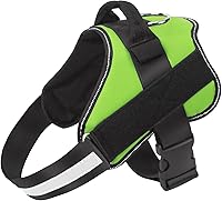 Vista 38 de Bolux - Arnés para perro, reflectante y transpirable, ajustable, con asa, para sacarlo a pasear, no más tirones ni asfixia (rojo intenso, tamaño M)