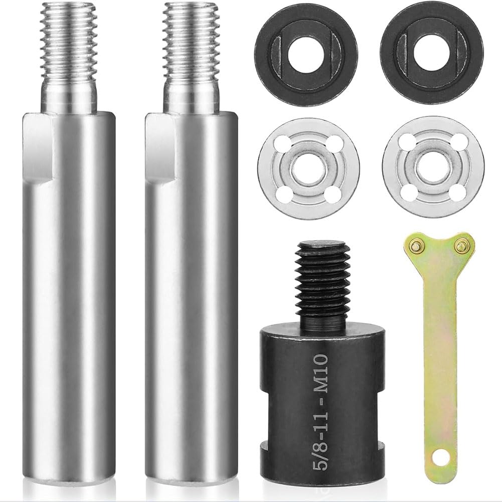 Littimoon Angle Grinder Extension Pole,M10 Thread Polisher Adapter Pole, Grinder Extension for 100 Type Angle Grinder/Polisher