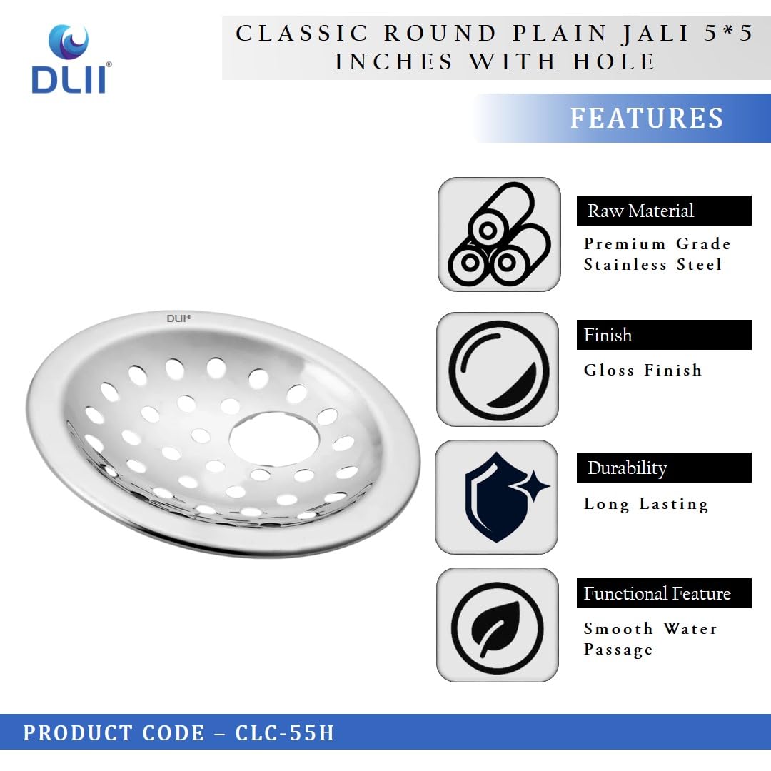 Stainless Steel Drain Cover - Classic Jali -3 Stainless Steel Drain Cover - Classic Jali -3