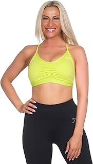 Sujetador deportivo para mujer con volantes