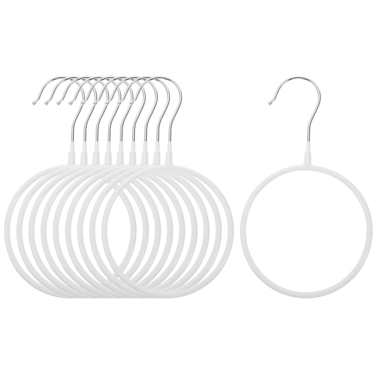 Cintres antidérapants en acier inoxydable au design épuré pour dressing