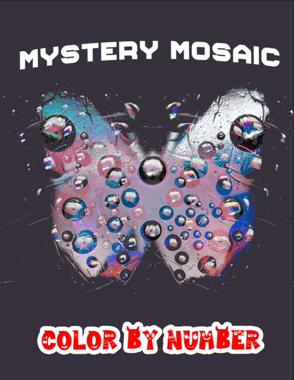 Mystery Mosaic color by number: Adult Fun Challenge with 49 Mosaic Puzzles