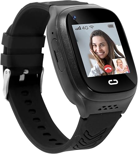 Reloj inteligente 4G para niños con rastreador GPS, reloj inteligente para niños con videollamada, chat de voz, cámara SOS, reloj despertador,