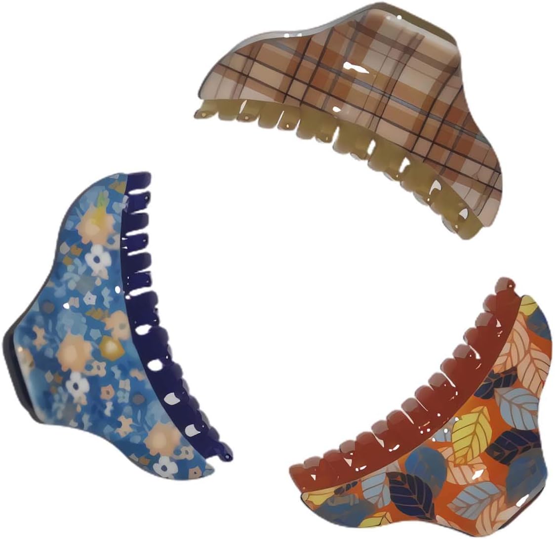 New Arihant Traders- Hair Clips for Women and Girls (Pack of 3, Multicolor)