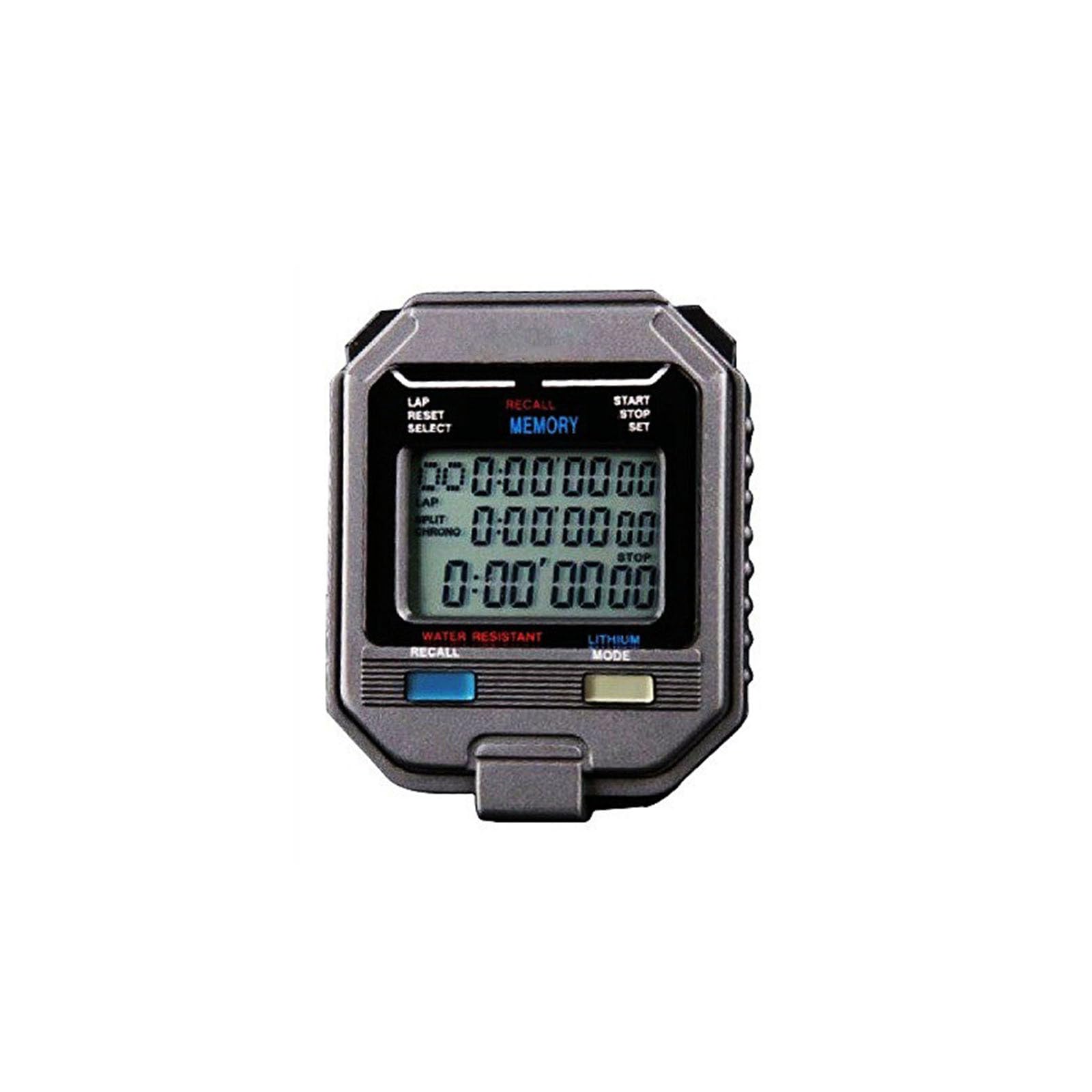 Apglsxy Zs1h Ergonomic Grip Timing Device With 100 Lane 3 Row Display For Sports Judges Ensuring Precisions Permanent Abs Polystyrene Construction Clock