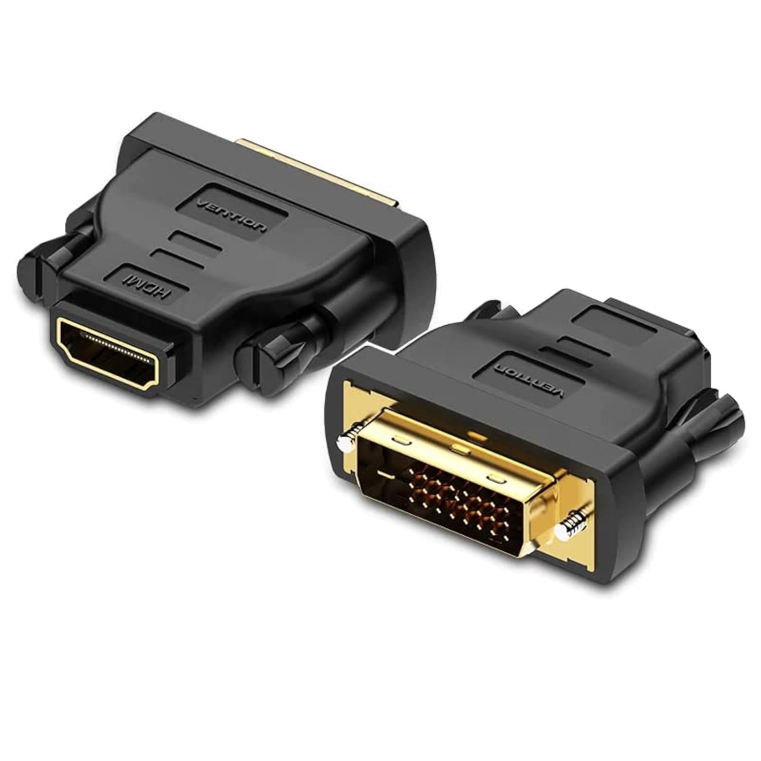 DVI To HDMI Adapter 5Pack BiDirectional DVID24 1 Male To HDMI Female Converter HDMI To DVI AdapterSupport 1080P 3D For PS3PS4TV BoxBlurayProjectorHDTV - View #3