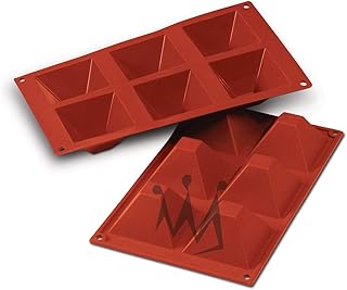 Silikomart Professional SF007 Silicone Baking Mold Pyramid 3.04 Oz Volum...