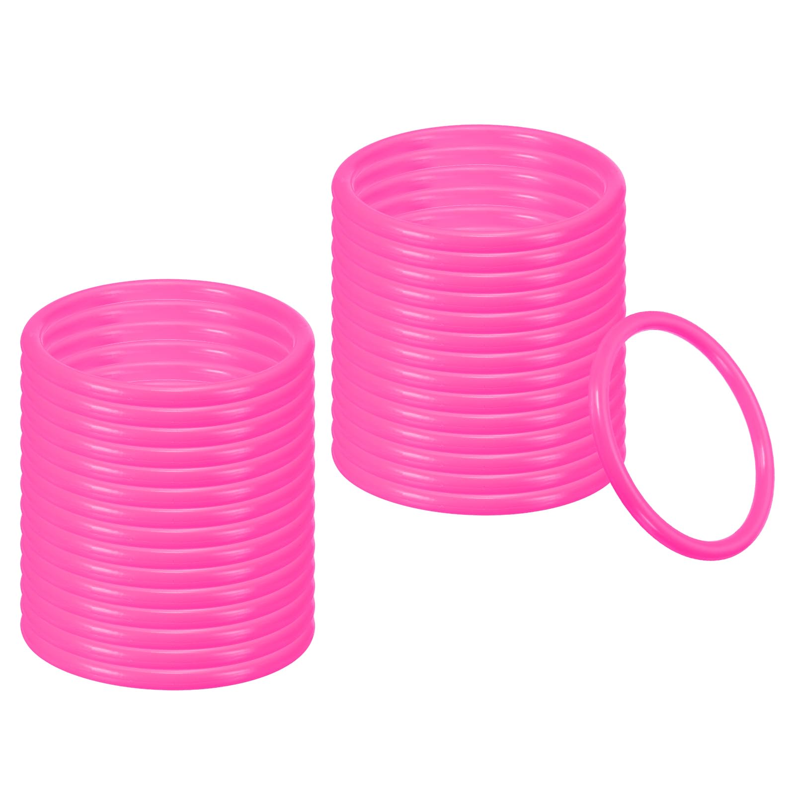 PATIKIL 3.5 Inch Plastic Ring-Toss Rings for Bottles, 30 Pack Carnival ...