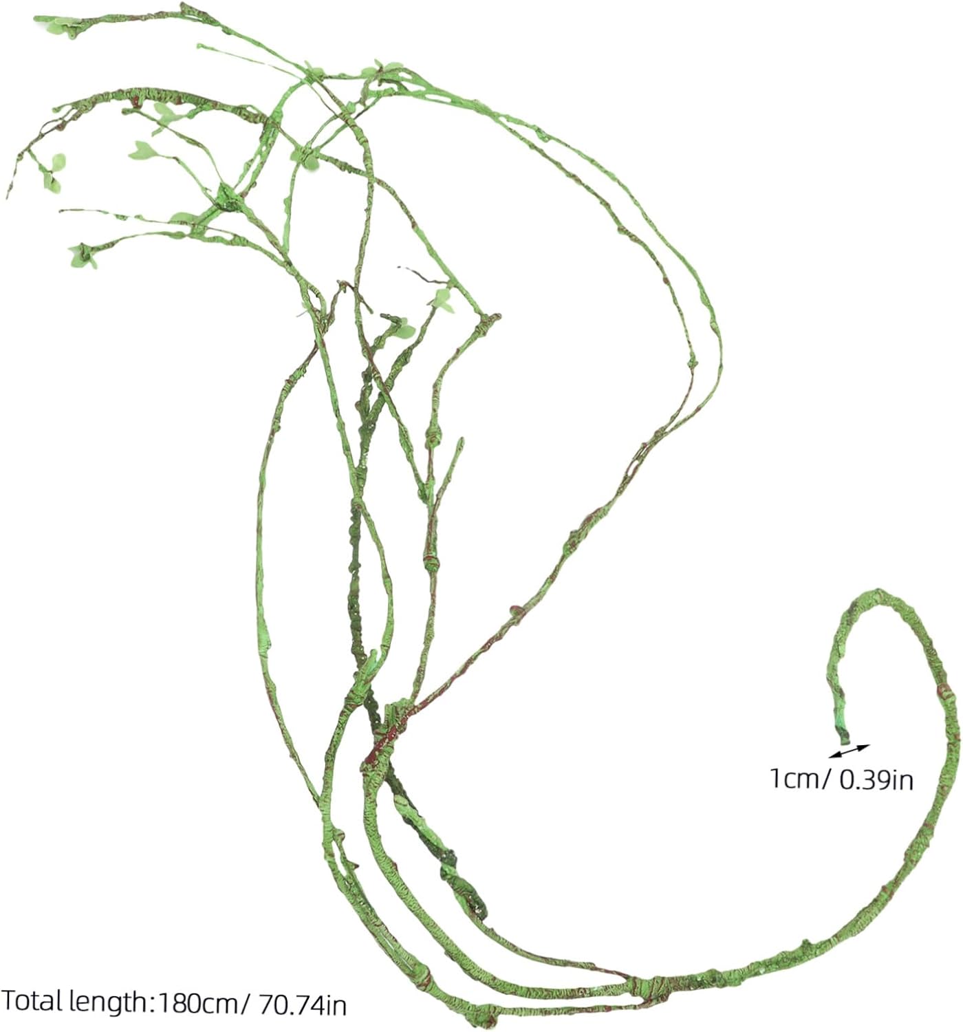 TOYANDONA Faux Jungle Vine for Reptiles Decorative Climbing Vine for Terrariums Realistic Greenery for Lizards and Versatile Reptile Habitat Ornament