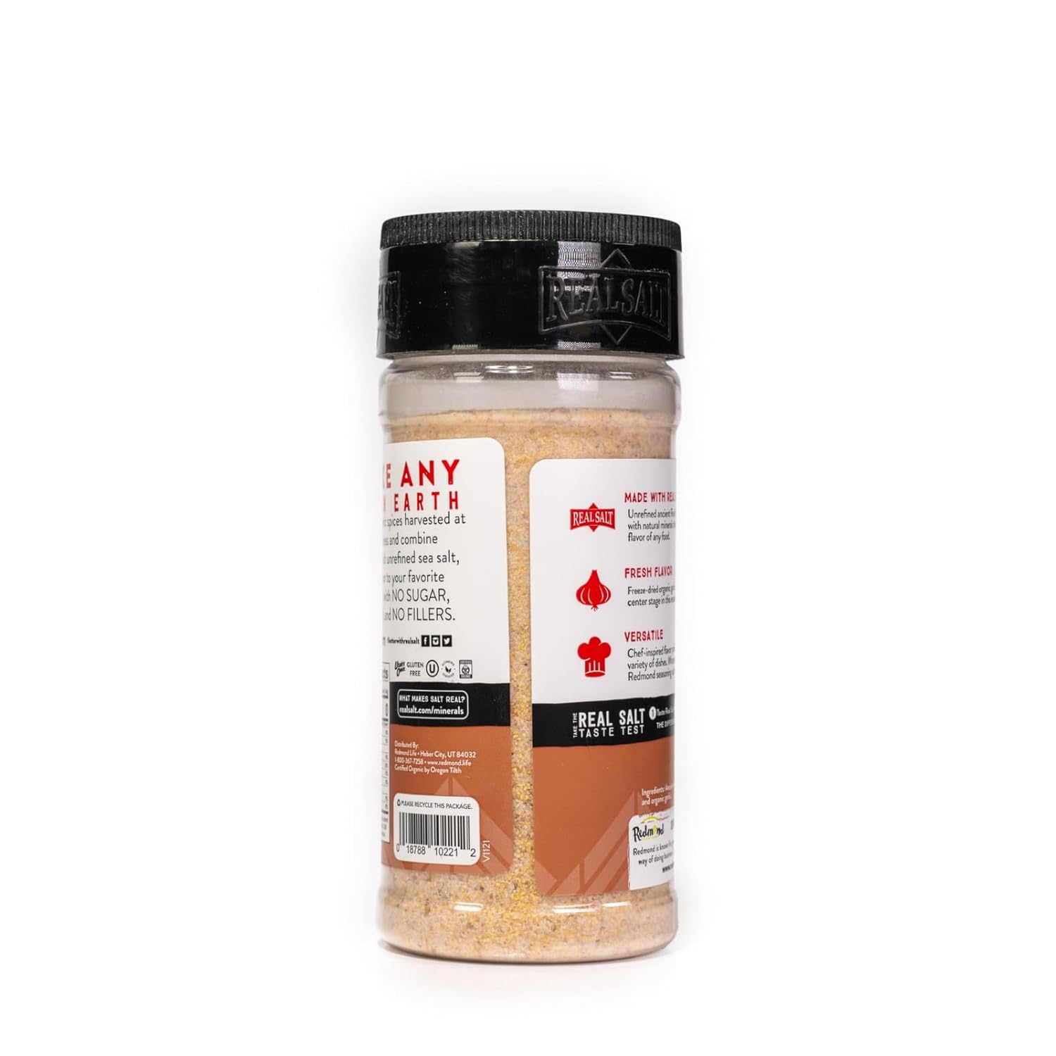 Redmond Real Sea Salt - Natural Unrefined Organic Gluten Free, Garlic Salt 8.25 Ounce (Pack of 2)