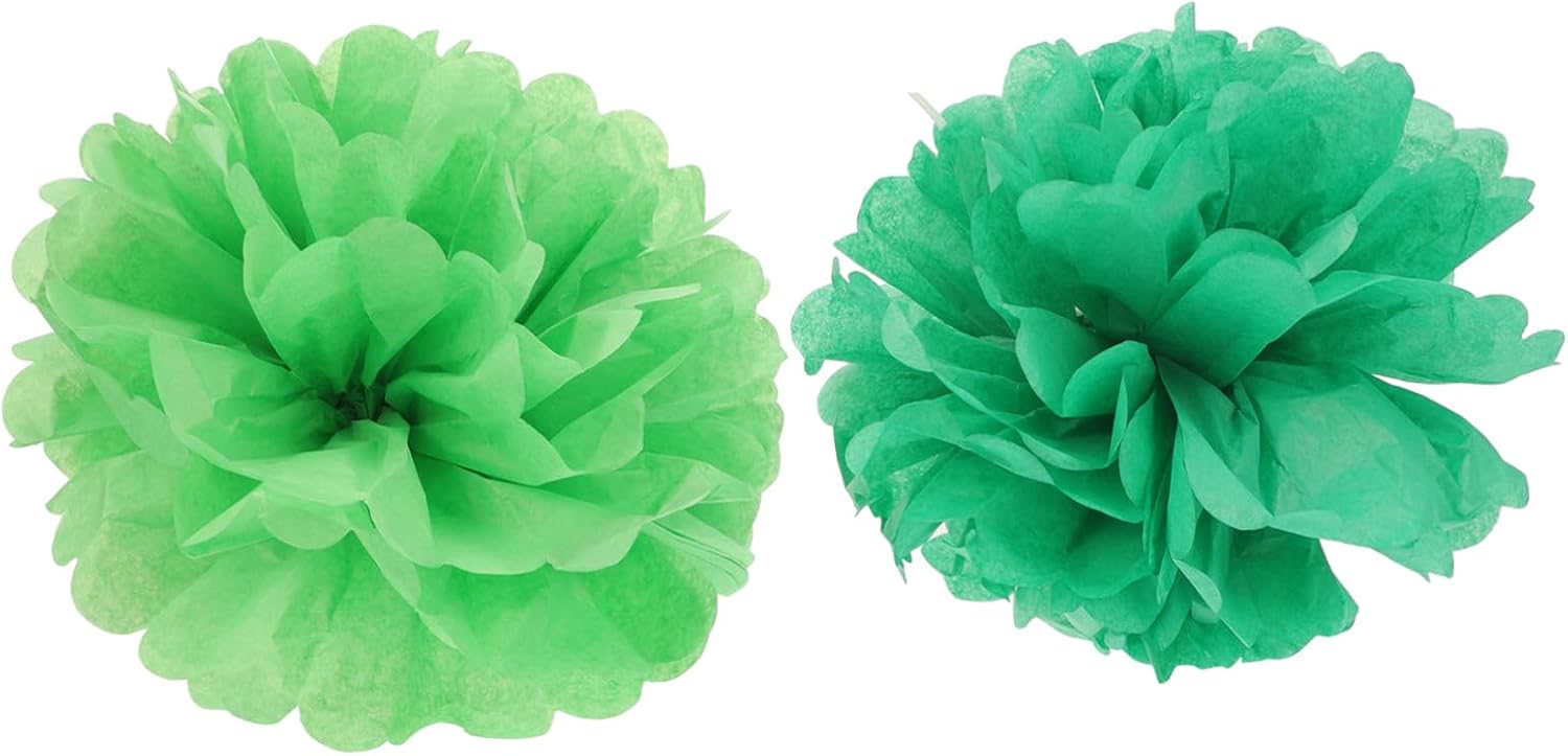 Alipis 100pcs Tissue Paper Pom Poms Kit Decorative Flower for Party Wedding Festivals and Events