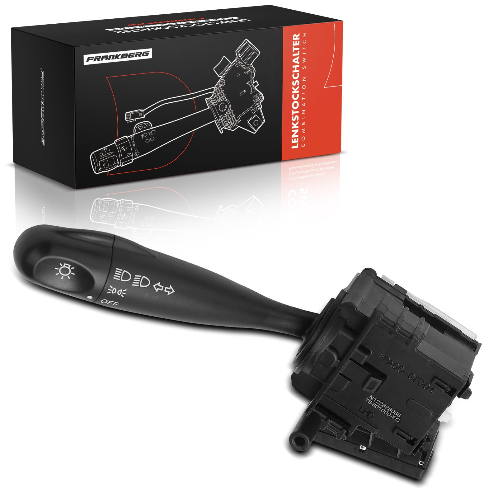 Frankberg Lenkstockschalter 9-Polig &-Lichtumschalt-Funktion &-Blinker-Funktion Fahrerseitig Kompatibel mit Getz TB 2002-2009 Picanto BA 2005-2011 Picanto SA 2004-2011