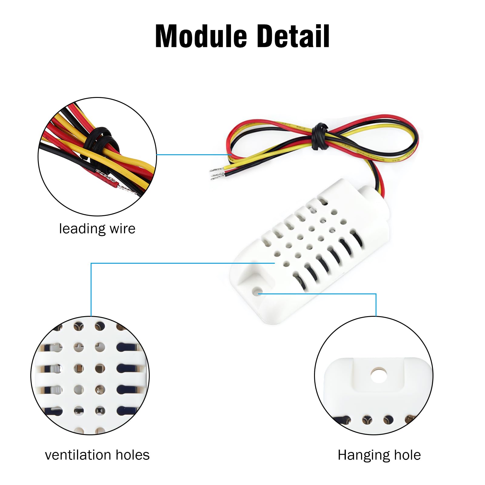 Sensore Di Temperatura Binghe 5 Metri Impermeabile - Per Arduino, 2 Pezzi, Alta Precisione - Foto 4