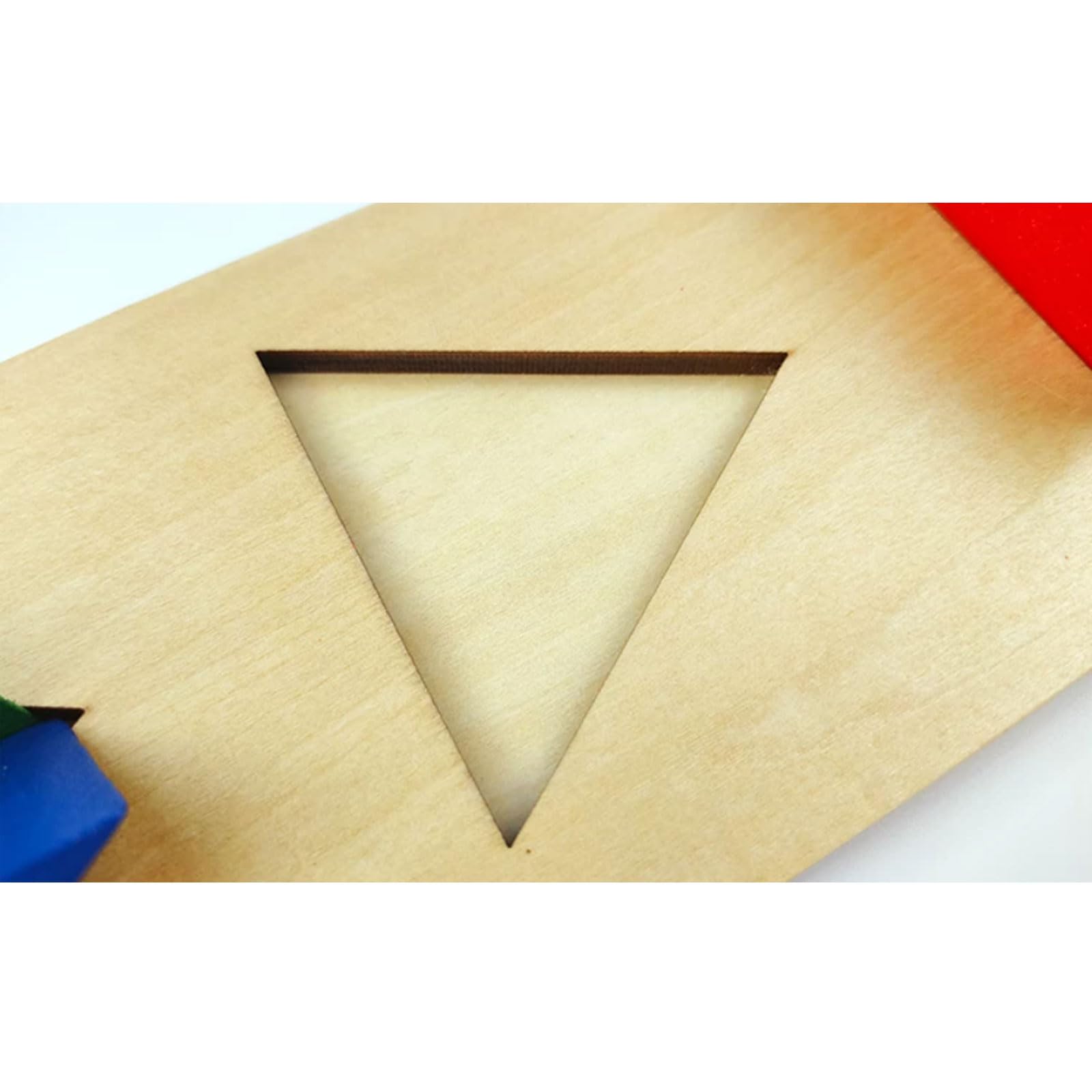 Montessori Holz Mehrfachform Bruchpuzzle-Bretter Set | Geometrische Formenklemmblöcke, sensorisches Spielzeug, Lernspielzeug zur Feinmotorik und Hand-Auge-Koordination