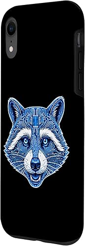 Miniatura 2 de Raccoon Electronic Computer Circuit CPU Art Case for iPhone XR