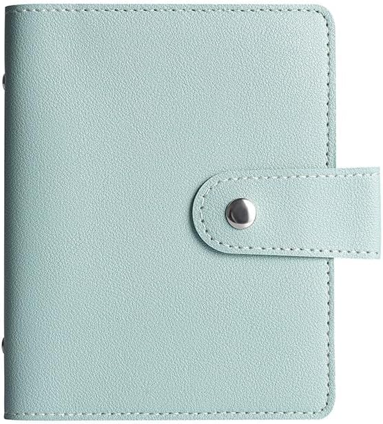 Leather Large Capacity Women's Men's ID Credit Card Case Holder Wallet Organizer Gift Business(Pink)